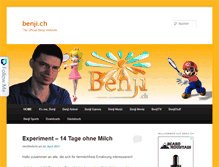 Tablet Screenshot of benji.ch